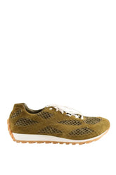 Baskets Bottega Veneta Sneaker Orbit Kaki en Daim, taille 42 - Seconde Main