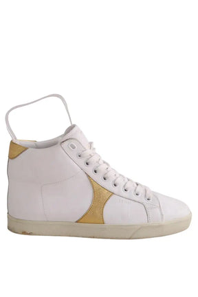 Baskets Celine Blanc en Cuir, taille 36 - Seconde Main