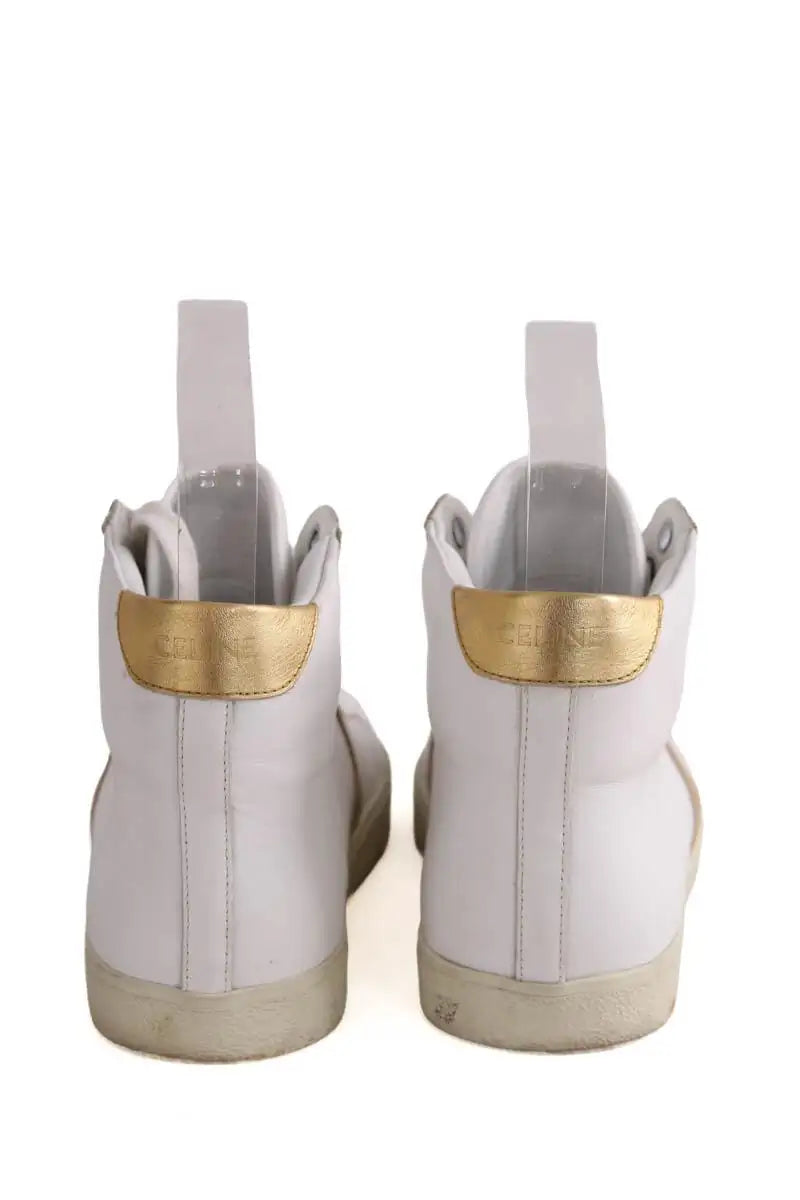 Baskets Celine Blanc en Cuir