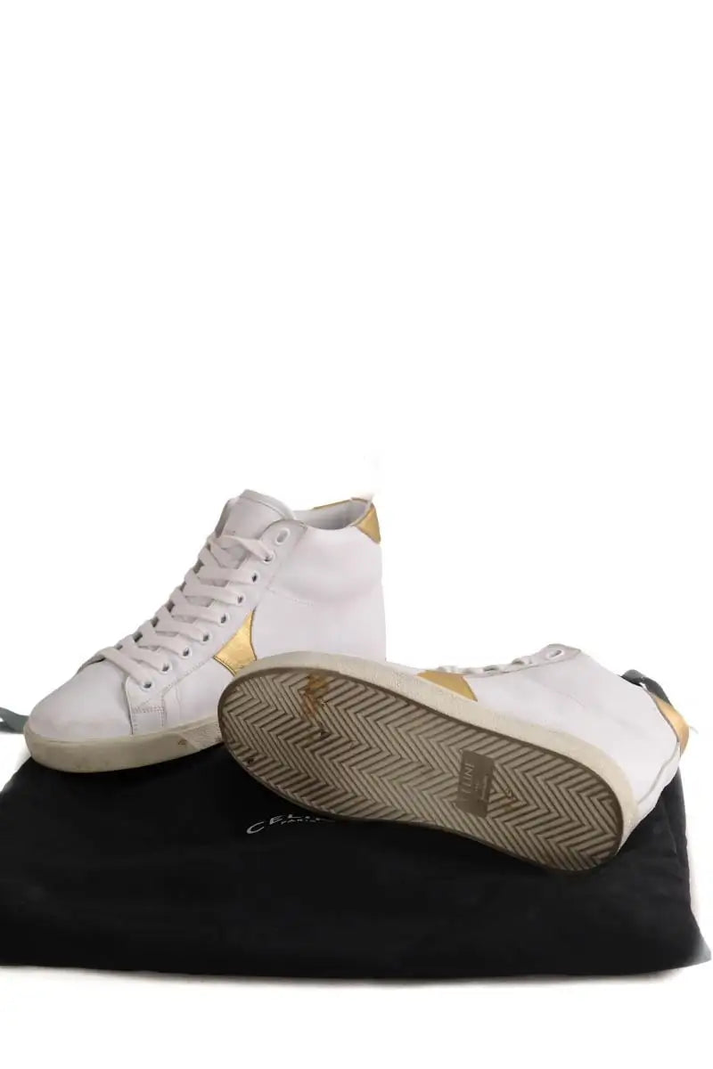 Baskets Celine Blanc en Cuir