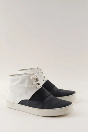 Baskets Chanel Blanc en Cuir