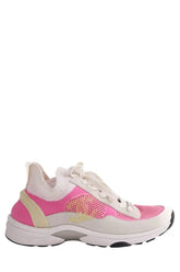 Baskets Chanel Rose en Daim, taille 40 - Seconde Main