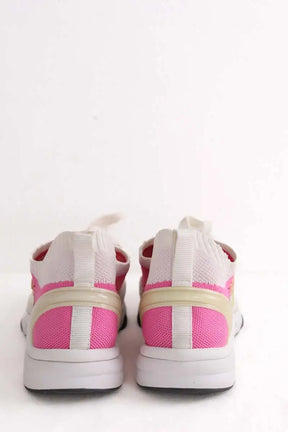 Baskets Chanel Rose en Daim