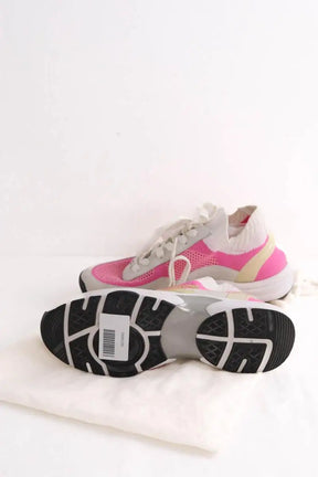 Baskets Chanel Rose en Daim