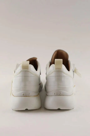 Baskets Chloé Blanc en Cuir