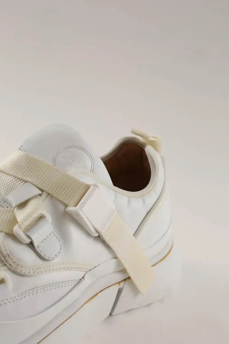 Baskets Chloé Blanc en Cuir