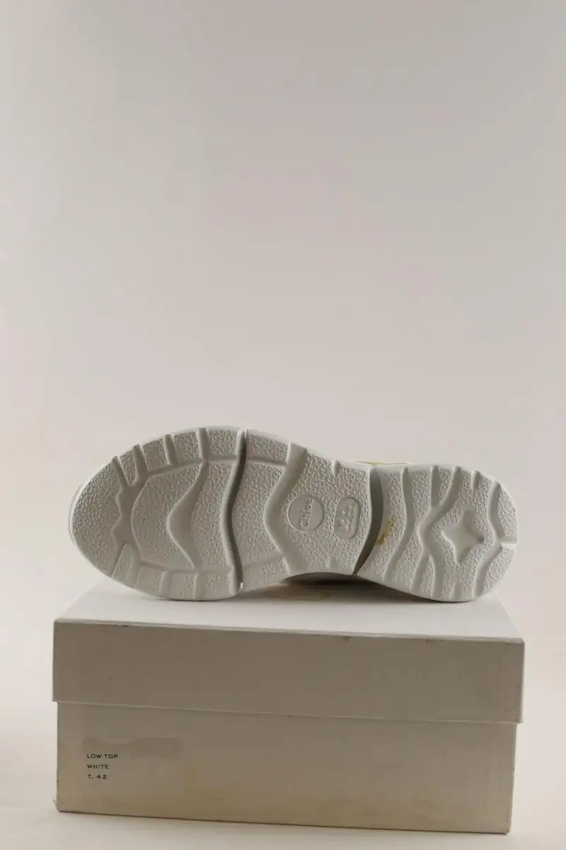 Baskets Chloé Blanc en Cuir