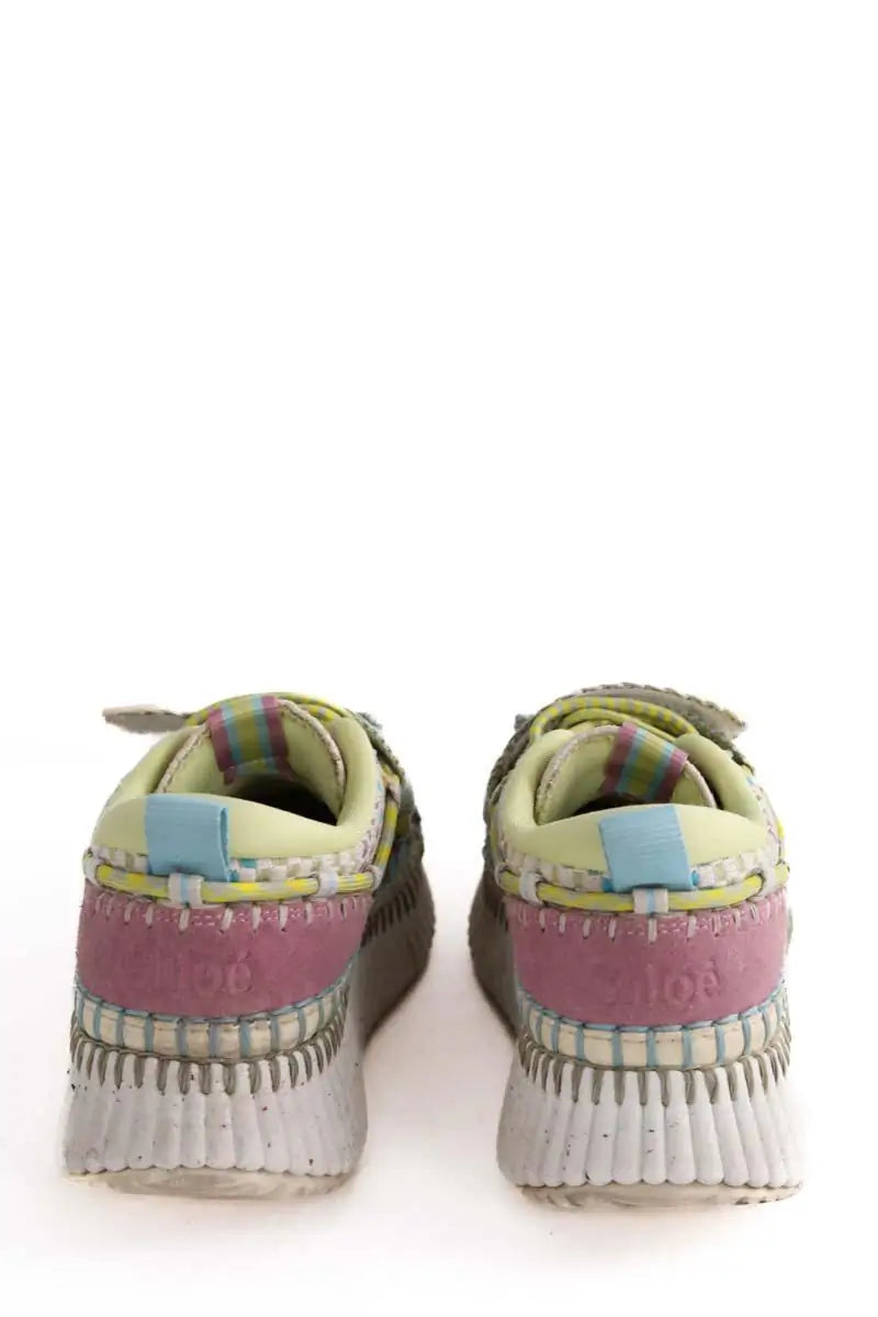 Baskets Chloé Multicolore en Tissu