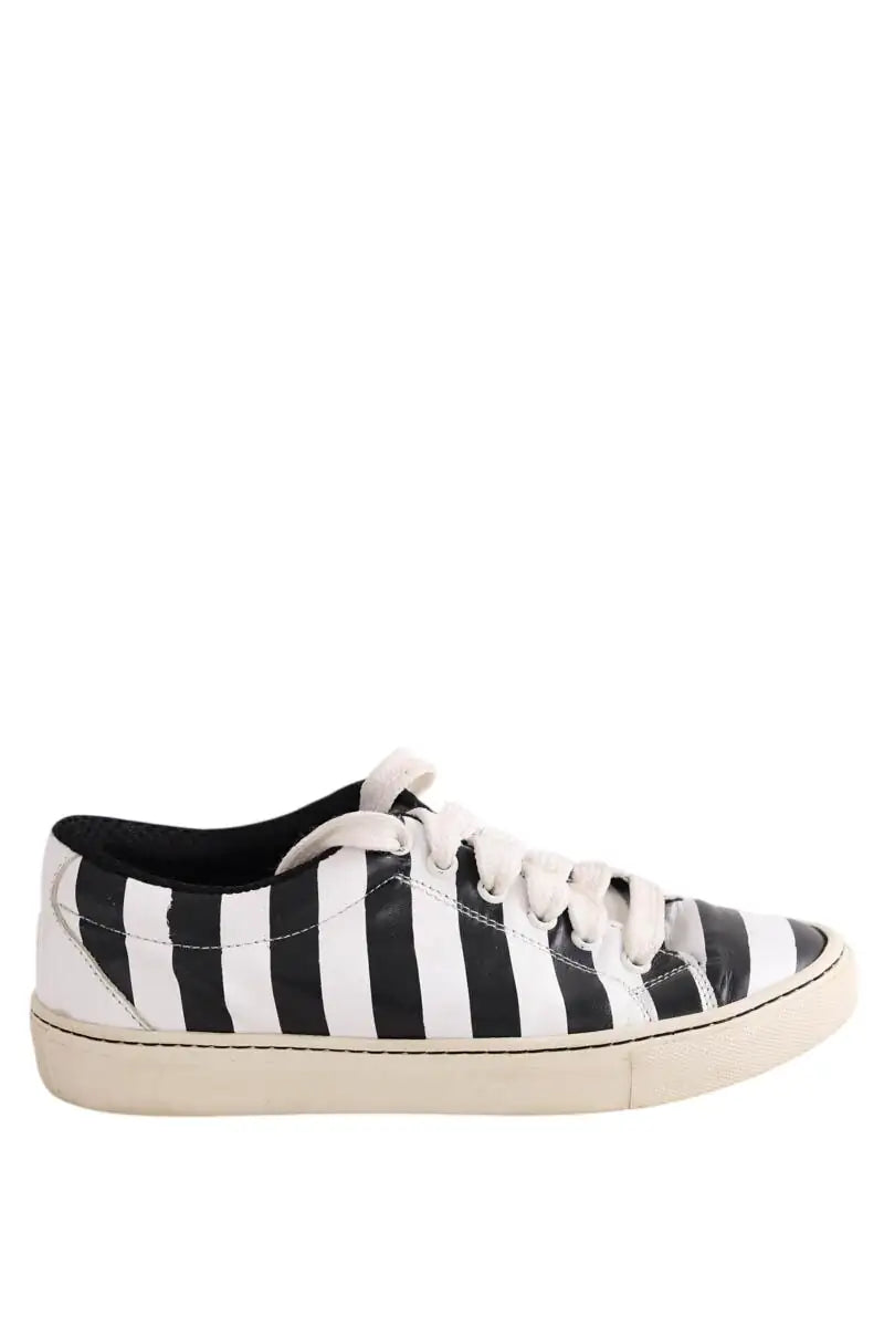 Baskets Claudie Pierlot Blanc en Cuir, taille 38 - Seconde Main