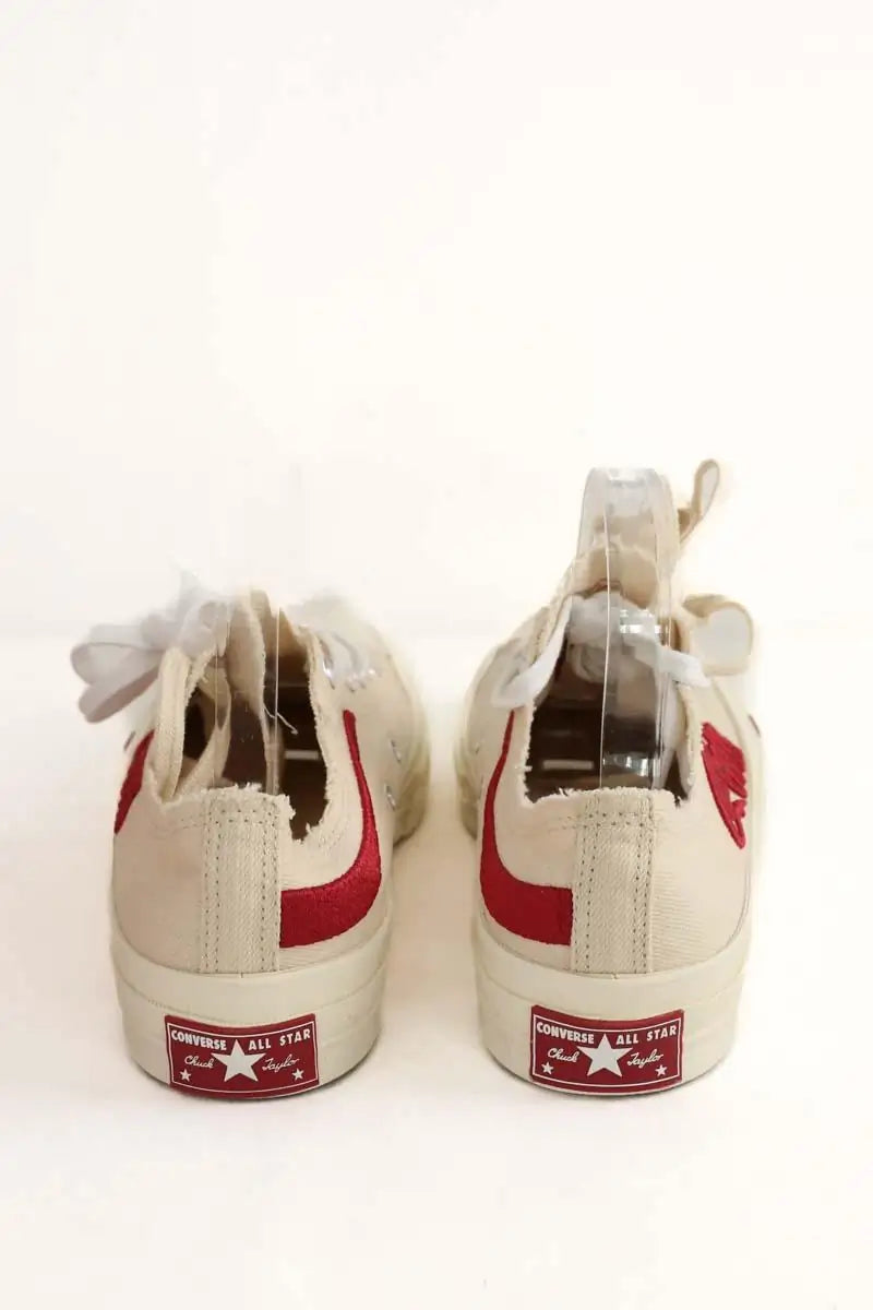 Baskets Converse Beige en Tissu