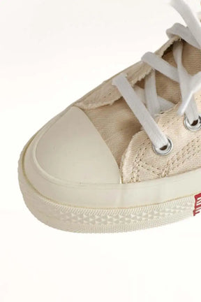 Baskets Converse Beige en Tissu