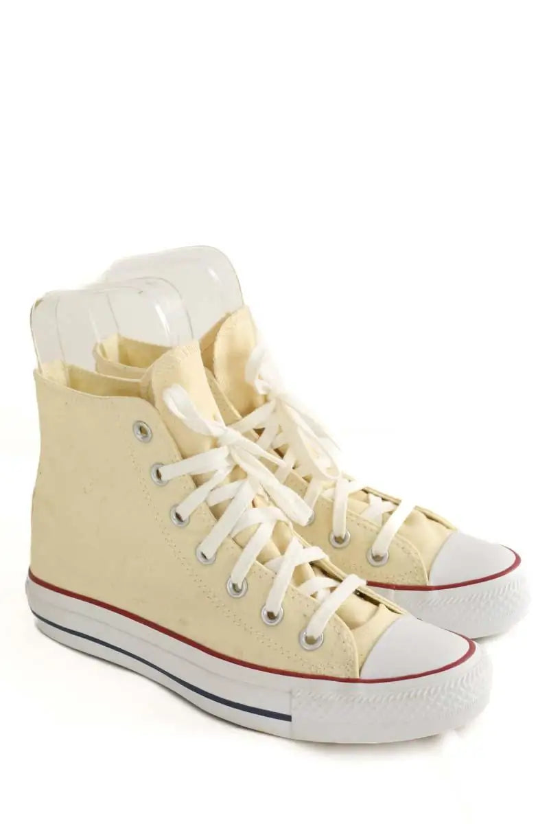 Baskets Converse Jaune en Tissu