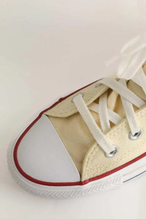 Baskets Converse Jaune en Tissu