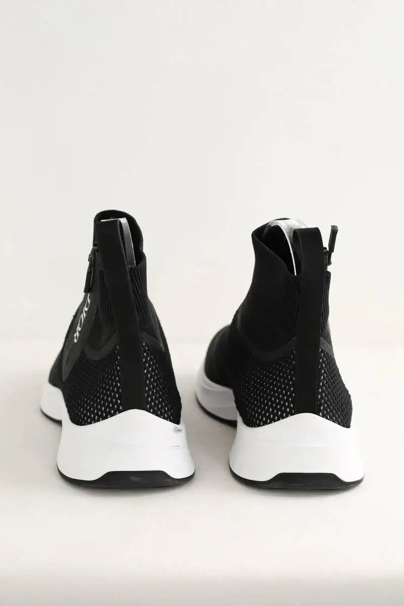 Baskets Dior B25 HT 960 Black / White Noir en Tissu