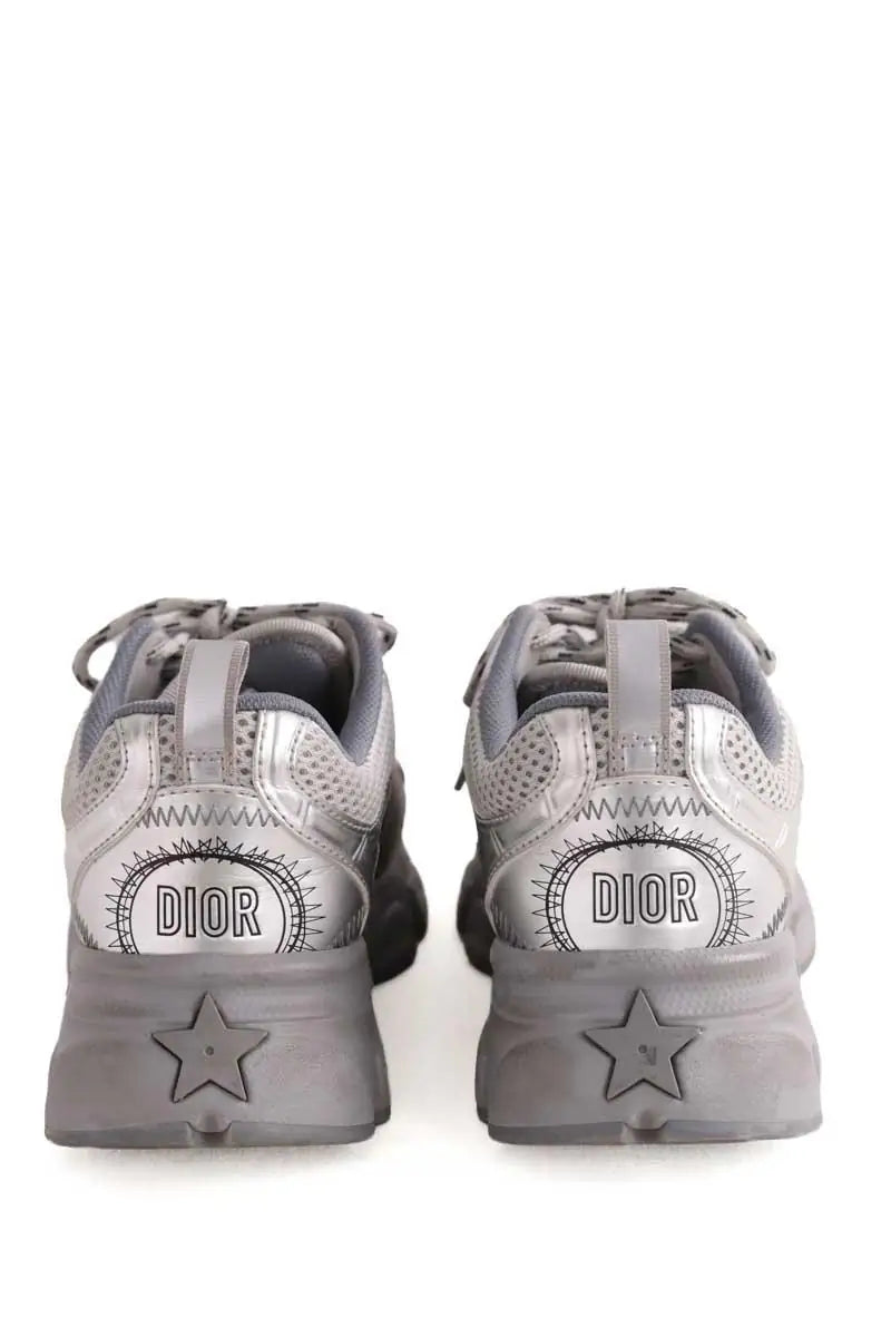 Baskets Dior Sneaker Dior Chrono Argent en Tissu