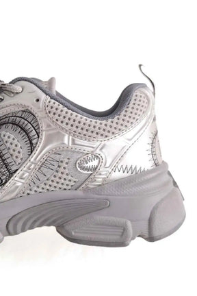 Baskets Dior Sneaker Dior Chrono Argent en Tissu