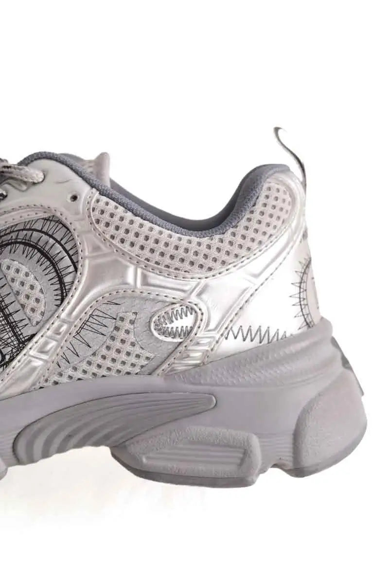 Baskets Dior Sneaker Dior Chrono Argent en Tissu