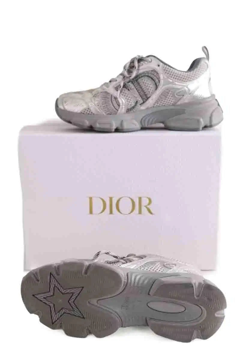 Baskets Dior Sneaker Dior Chrono Argent en Tissu
