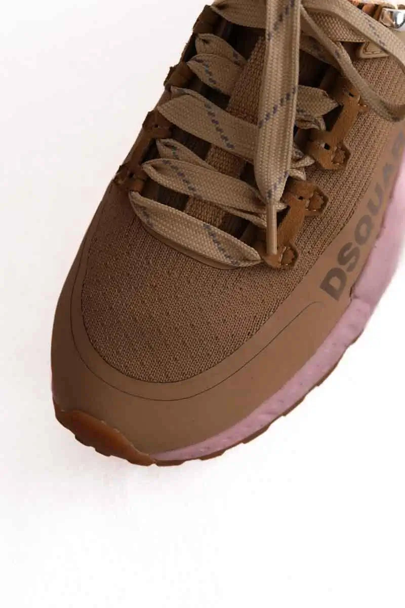 Baskets Dsquared2 Marron en Polyester