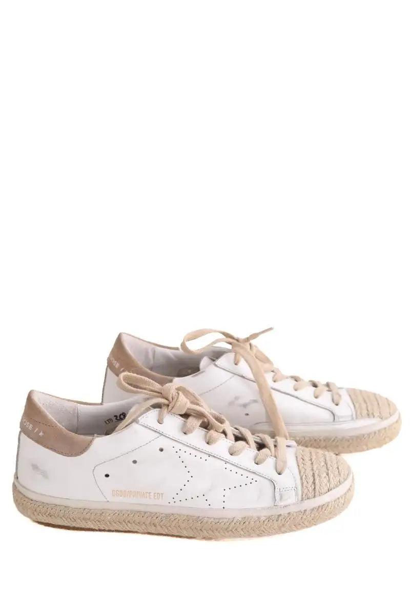 Baskets Golden Goose Blanc en Cuir
