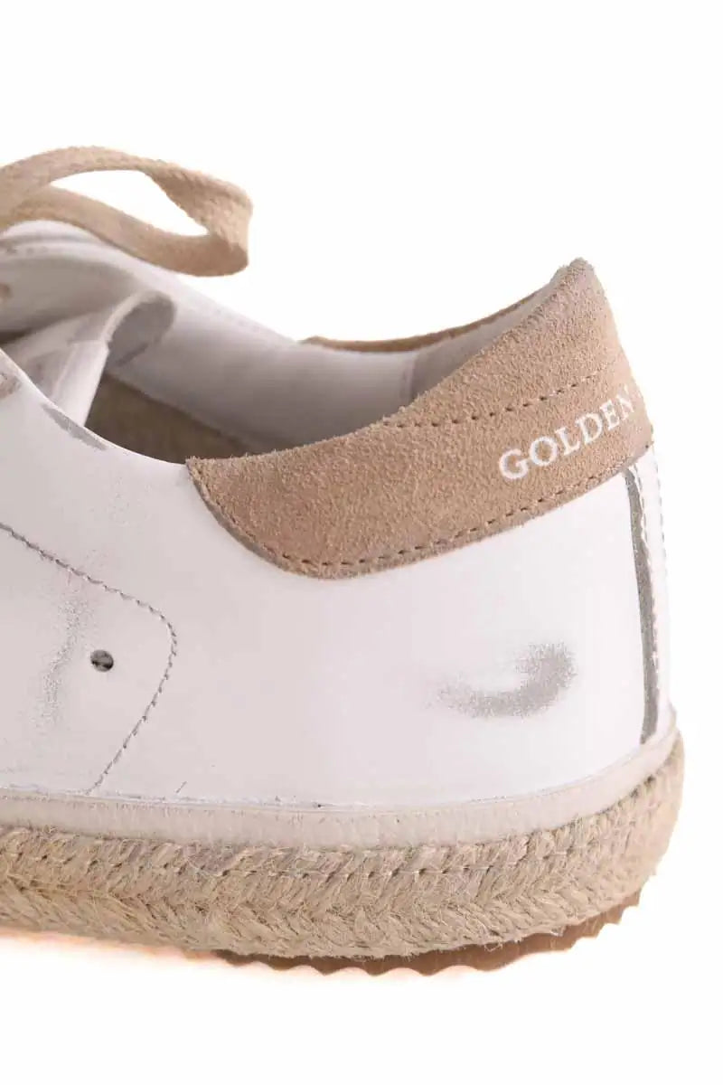 Baskets Golden Goose Blanc en Cuir