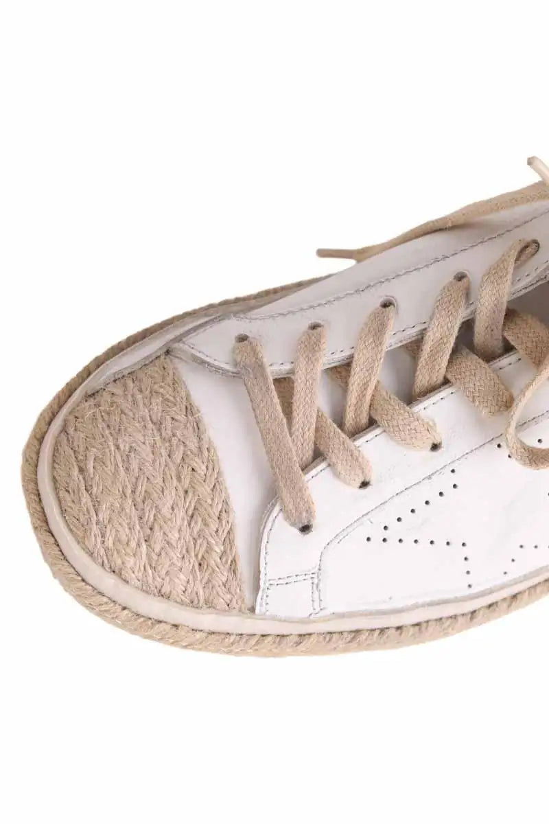 Baskets Golden Goose Blanc en Cuir