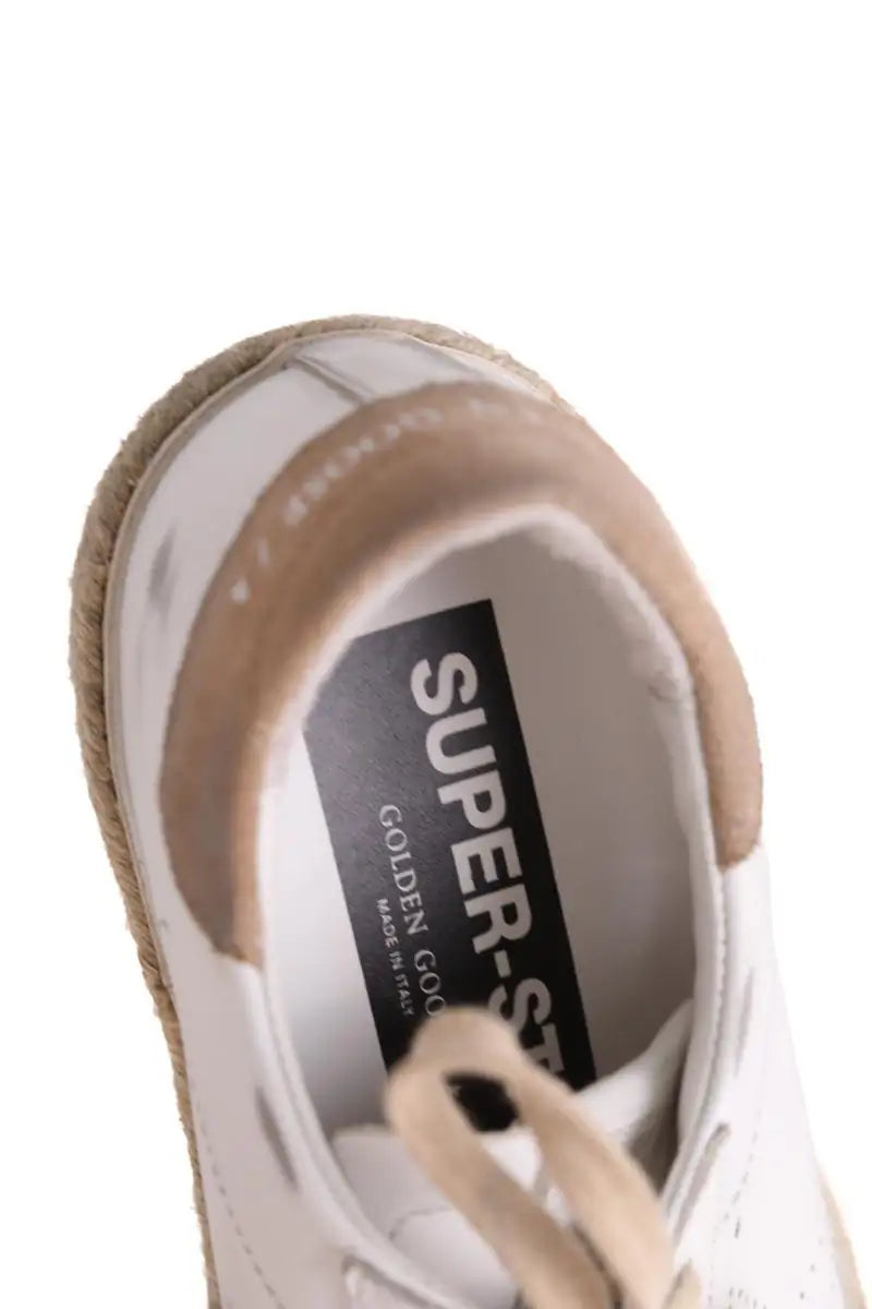 Baskets Golden Goose Blanc en Cuir