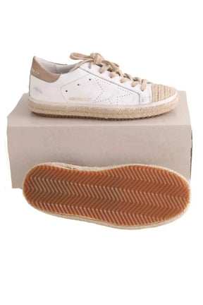 Baskets Golden Goose Blanc en Cuir