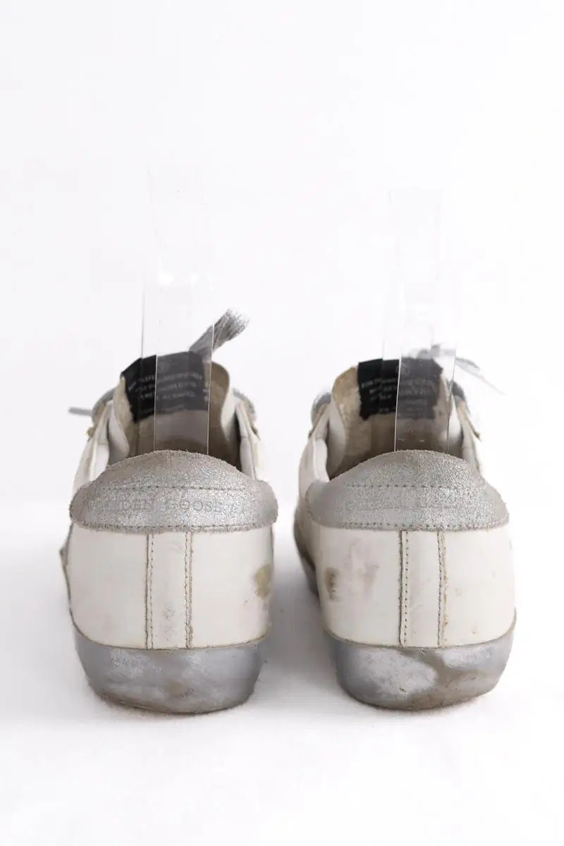 Baskets Golden Goose Blanc en Cuir