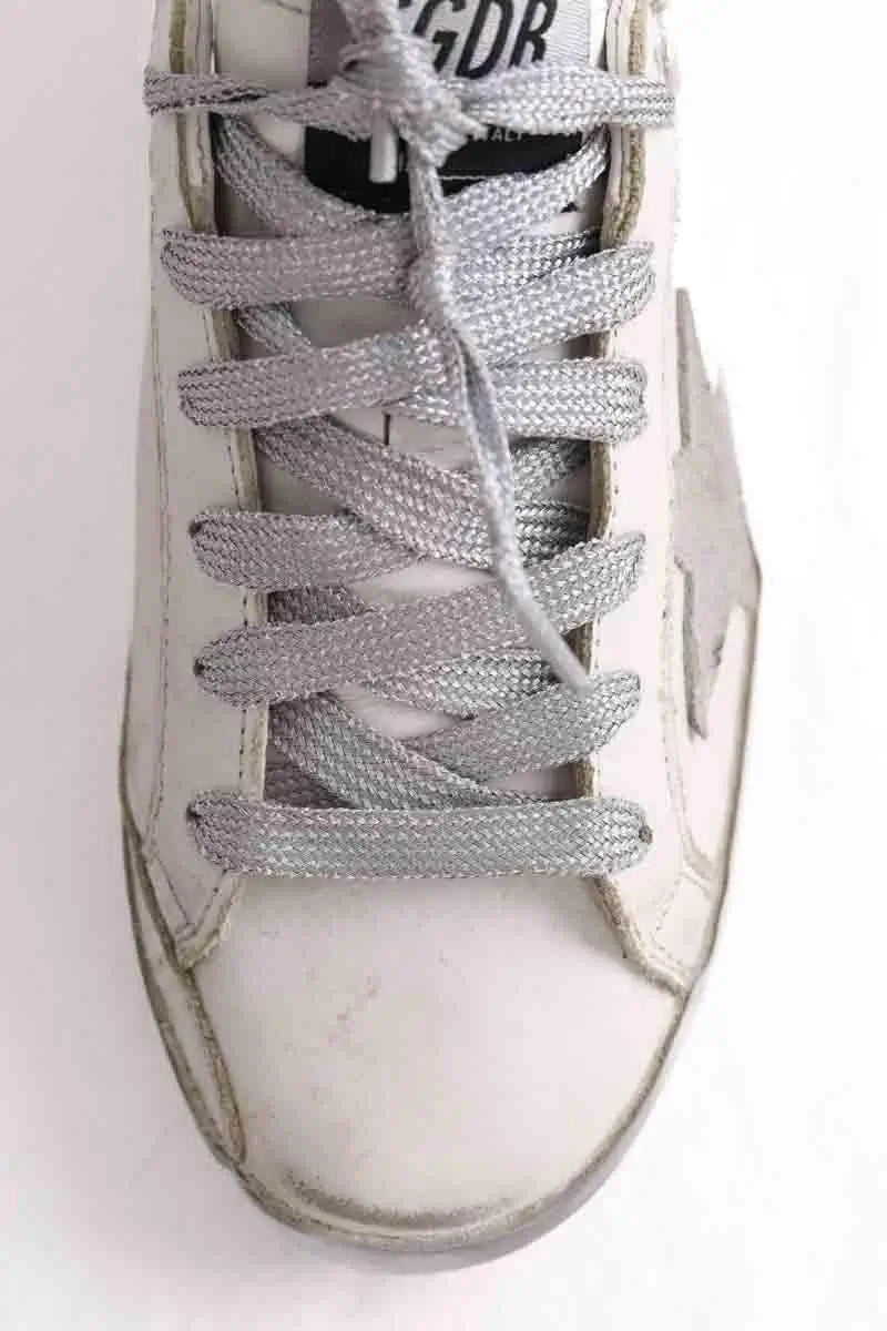 Baskets Golden Goose Blanc en Cuir