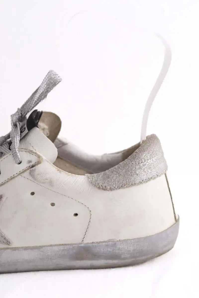Baskets Golden Goose Blanc en Cuir