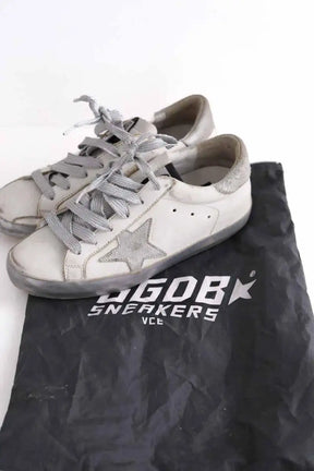 Baskets Golden Goose Blanc en Cuir