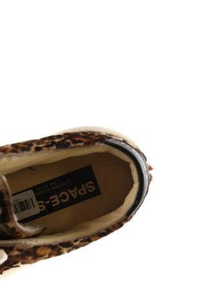 Baskets Golden Goose Space- star Marron en Cuir