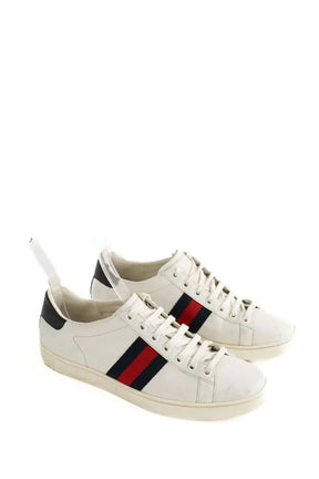 Baskets Gucci Blanc en Cuir