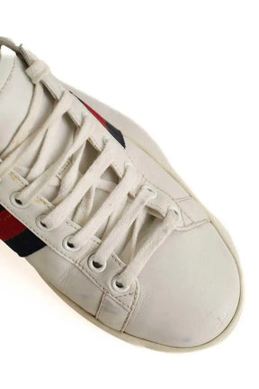 Baskets Gucci Blanc en Cuir