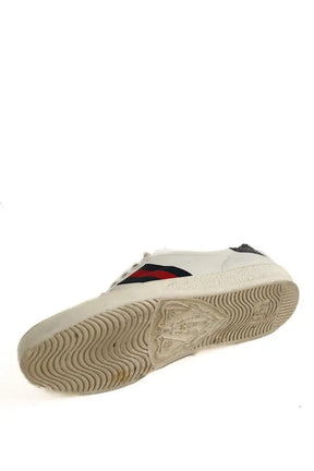 Baskets Gucci Blanc en Cuir