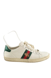 Baskets Gucci Blanc en Cuir, taille 39 - Seconde Main