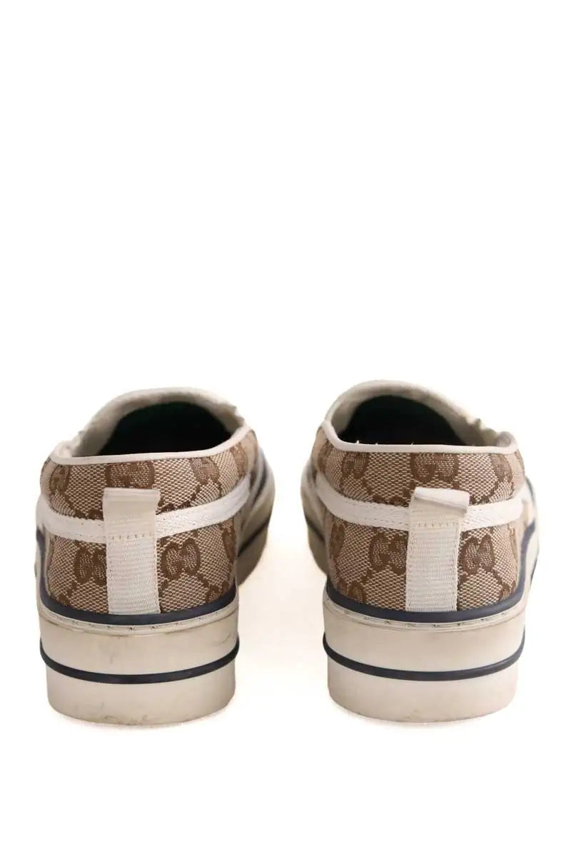 Baskets Gucci Marron en Tissu