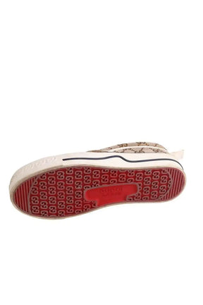 Baskets Gucci Marron en Tissu