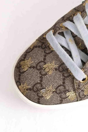 Baskets Gucci Marron en Tissu