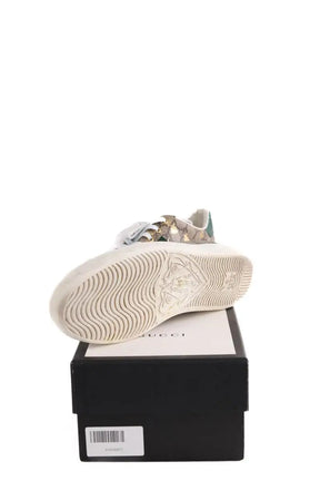 Baskets Gucci Marron en Tissu