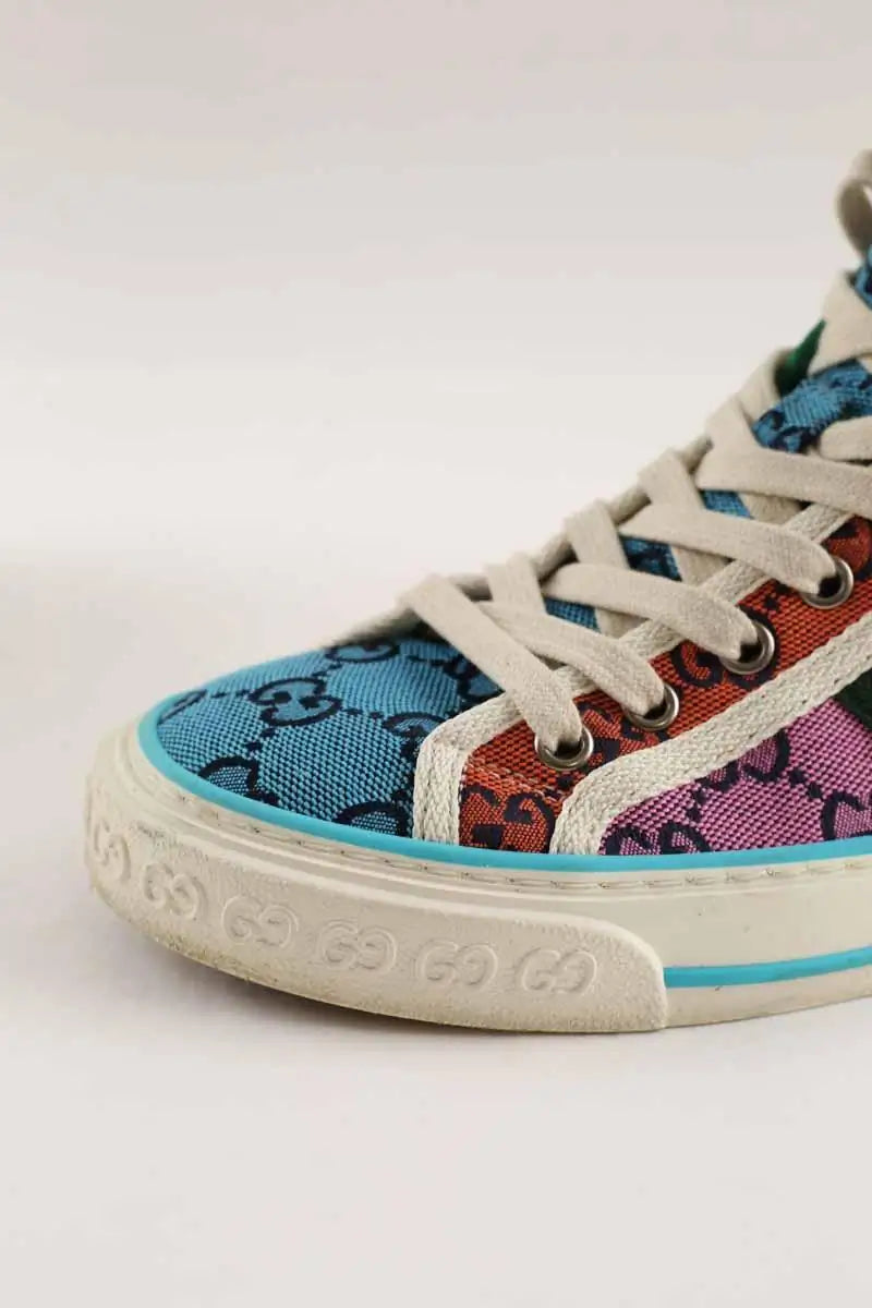 Baskets Gucci Multicolore en Tissu