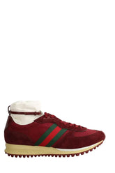 Baskets Gucci Re-Motion Bordeaux en Daim, taille 38 - Seconde Main