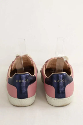 Baskets Gucci Rose en Caoutchouc