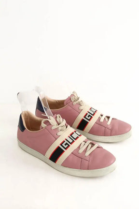 Baskets Gucci Rose en Caoutchouc