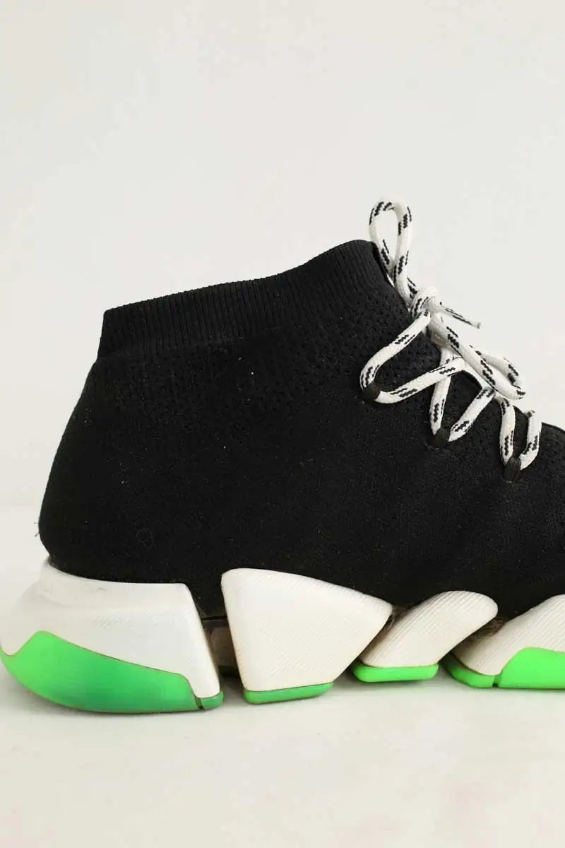 Baskets hautes Balenciaga Noir en Tissu