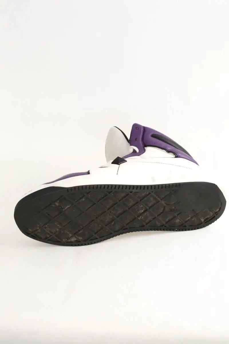 Baskets hautes Valentino Blanc en Cuir