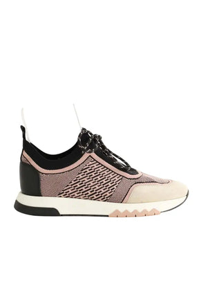 Baskets Hermès Addict Rose en Tissu, taille 38 - Seconde Main