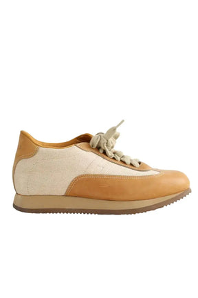 Baskets Hermès Quick H Beige en Cuir, taille 38 - Seconde Main