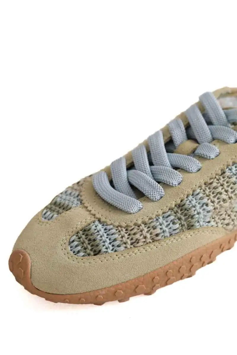 Baskets HOFF Turquoise en Tissu
